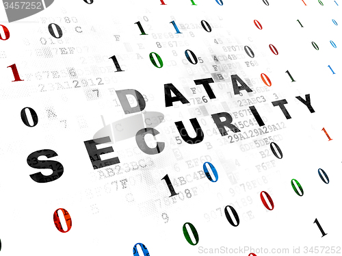 Image of Privacy concept: Data Security on Digital background