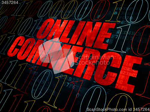 Image of Business concept: Online Commerce on Digital background