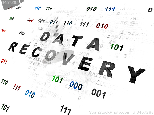 Image of Data concept: Data Recovery on Digital background