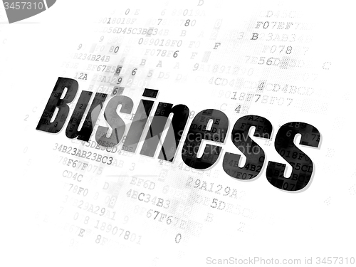 Image of Business concept: Business on Digital background