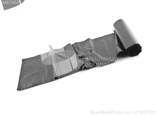 Image of roll of black dustbin liners