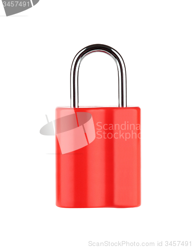 Image of lock on a white background