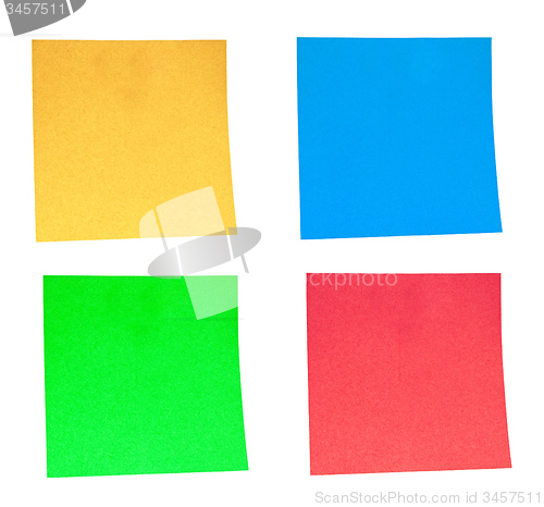 Image of different note papers