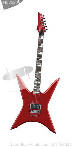 Image of Red guitar