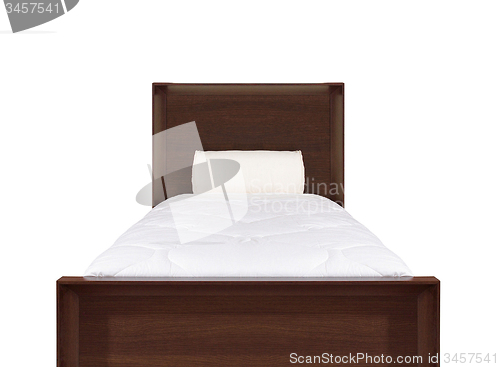 Image of Bed isolated