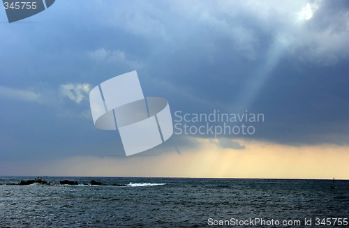 Image of The sky and the sea