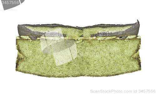 Image of Kiwi cake on white