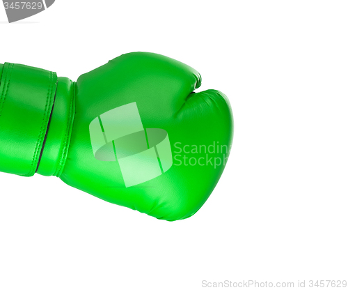 Image of Green boxing glove