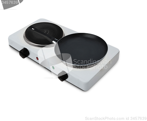 Image of Electric stainless steel stove