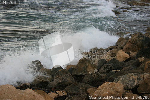 Image of Rocks and waves