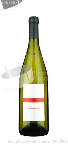 Image of Wine bottle isolated