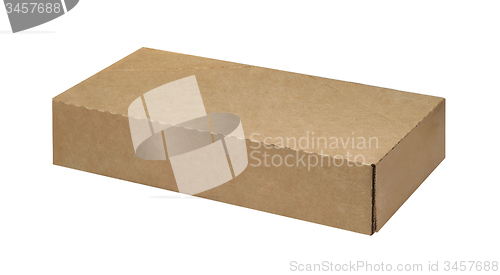 Image of Cardboard Box isolated on a White background
