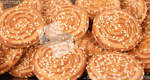 Image of close up of chips cookies