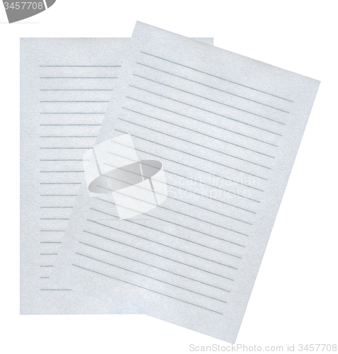 Image of blank Papers tablet