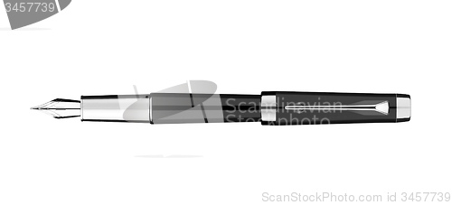 Image of business fountain pen isolated