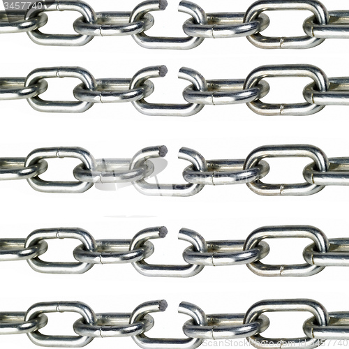 Image of metal chains