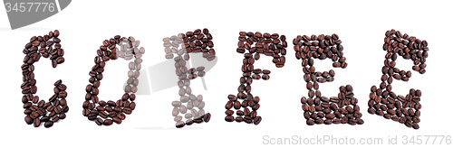 Image of Background with coffee beans