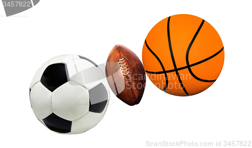 Image of group of sports balls