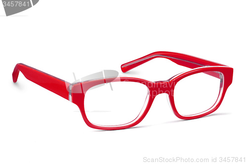 Image of red Eyeglasses frame