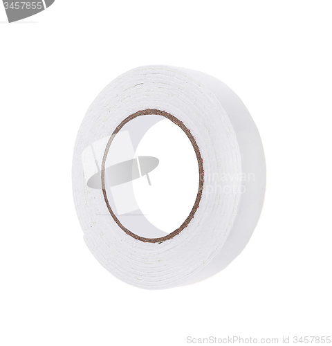 Image of roll of masking tape on white