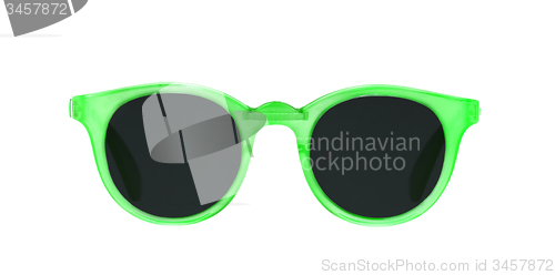 Image of Women\'s green sunglasses