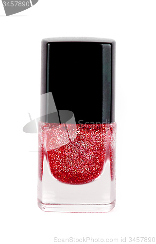 Image of Red nail polisher