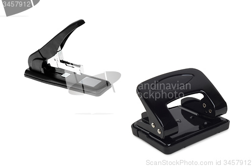 Image of Black office hole punches