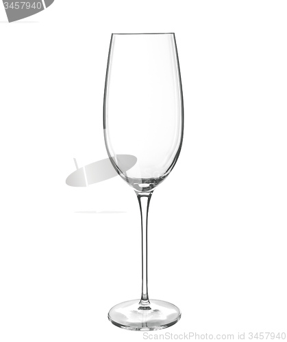 Image of empty champagne glass