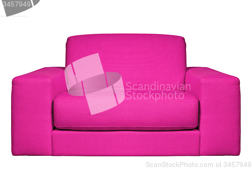 Image of pink armchair