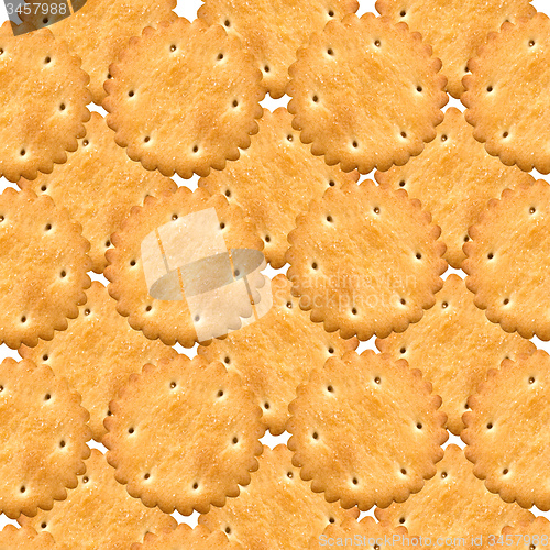 Image of background from fresh crackers