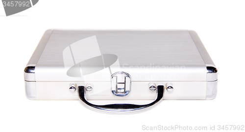 Image of the silver brief case
