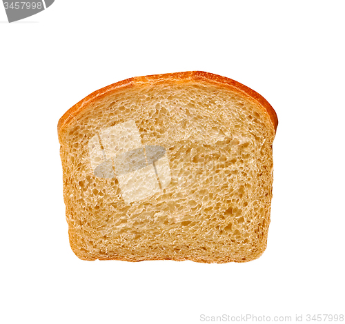 Image of one slice of white bread 