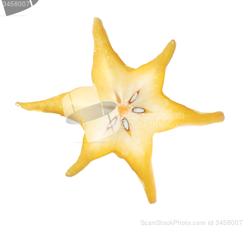 Image of Close up view of the carambola