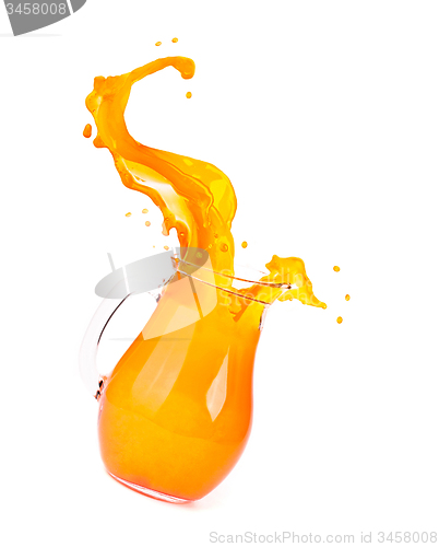 Image of orange juice splash