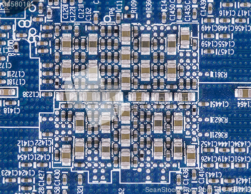 Image of electronic circuit board