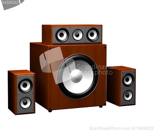 Image of computer speakers