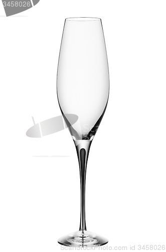 Image of empty champagne glass