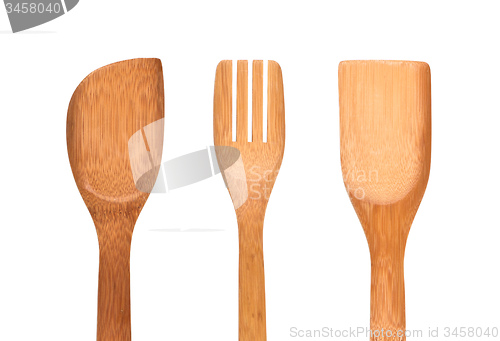 Image of Wooden cutlery