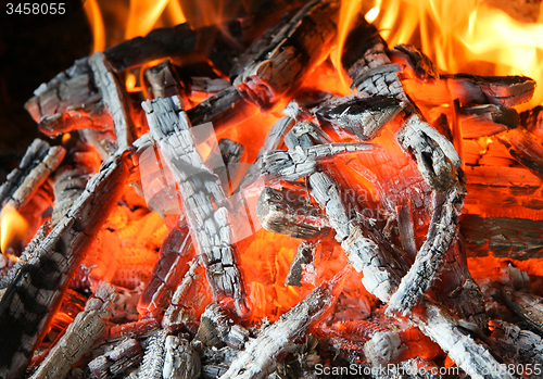 Image of background from a fire