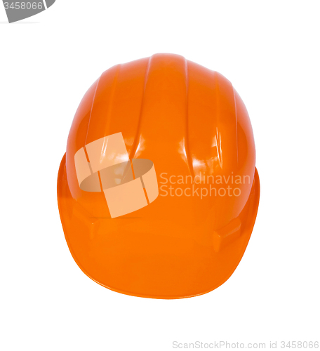 Image of yellow industrial hat isolated on white