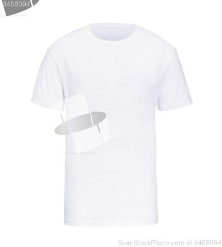 Image of t-shirt white isolated