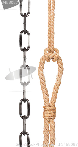 Image of Chain with rope