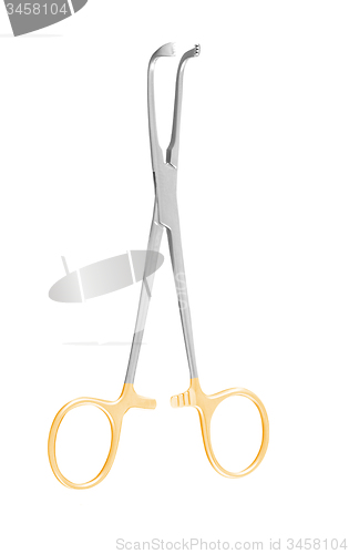 Image of medical scissors isolated on white