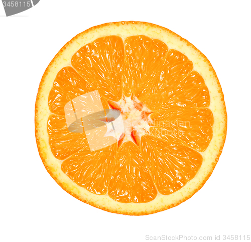 Image of Slice of fresh orange