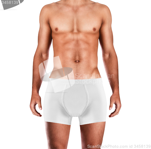 Image of Male sexy underwear model in nderpants