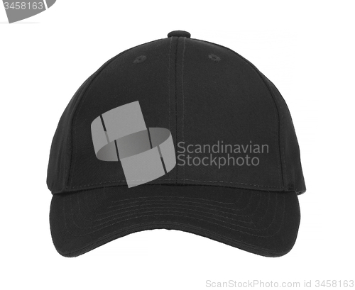 Image of Front View of Black Cap