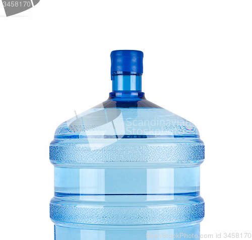 Image of close up of large bottle for pure water