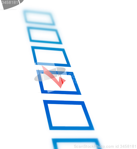 Image of Check list with red check mark