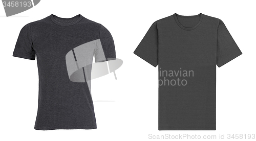Image of black and gray T-shirts
