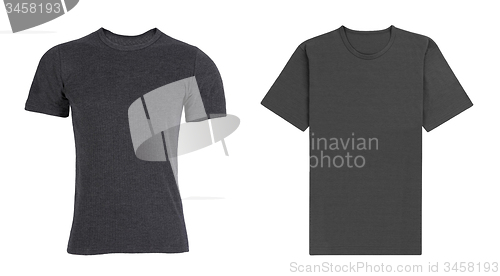 Image of black and gray T-shirts